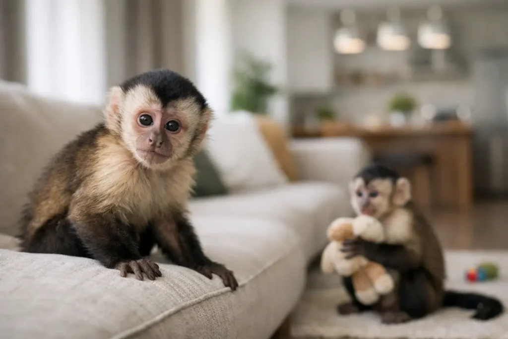 Is Your Home Ready for Hand-Raised Capuchin Monkeys?