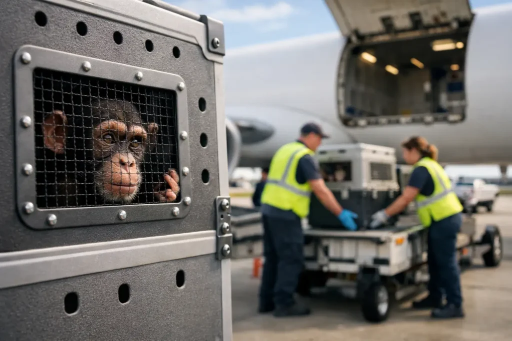 Safe Exotic Animal Transport for Primates