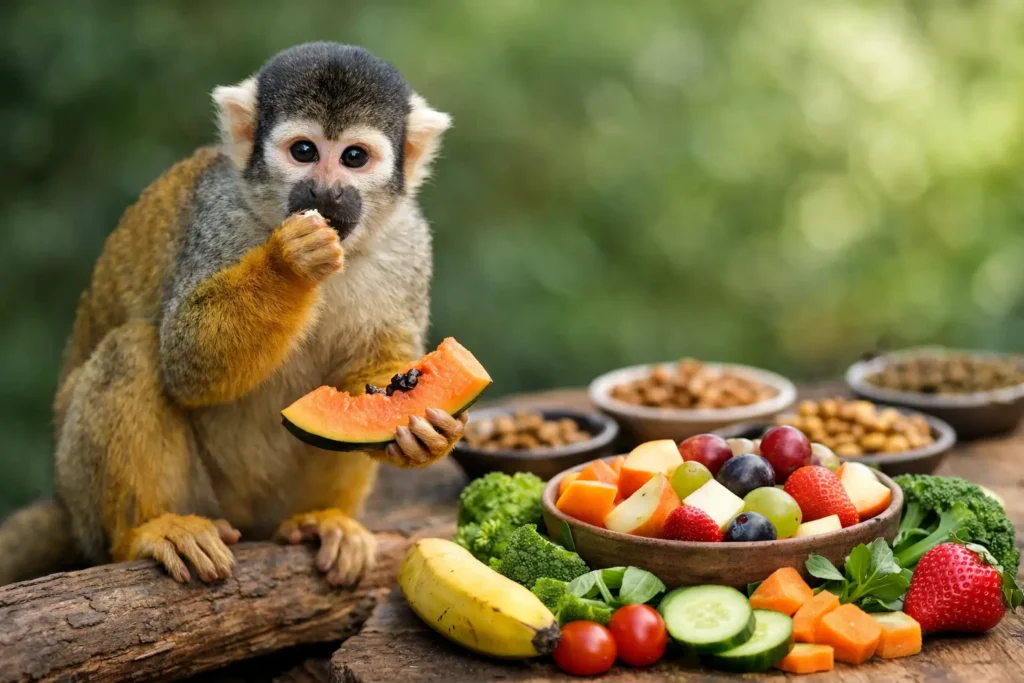 Squirrel Monkey Diet Requirements for Healthy Care